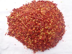 Dehydrated Crushed Chilli Peppers 5mm Red Chili Flakes 8 Mesh