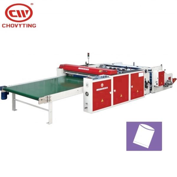 Cheap Double Line Bottom Seal Bag Making Machine By Flying Knife System for sale