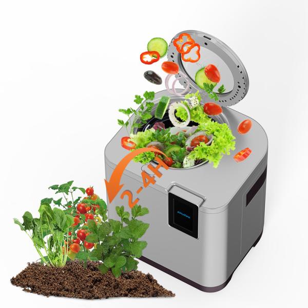 Cheap 4.5L Big Capacity Home Food Waste Composter With Activated Carbon Filter for sale