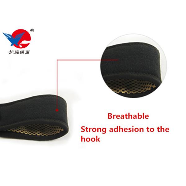 Black Heated Children's Wrist Support Adjustable Straps Release Infrared Efficiently