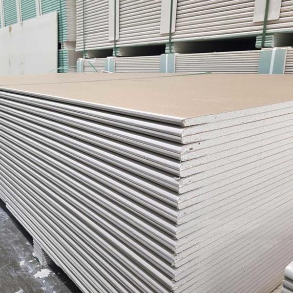 Cheap 4x8' 15mm Standard Plaster Board , Gypsum Wall Board For Building Ceiling for sale