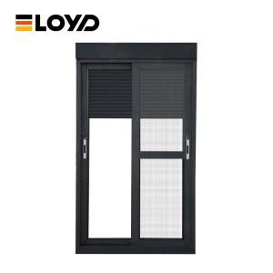 Best Modern Thermal Insulated Sliding Doors And Windows Anthracite Grey Black wholesale