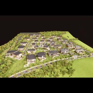 China RU Homes-Architecture Miniature Model 1/ 200 Conceptual Minimalism Style Laser Cutting Tech on sale