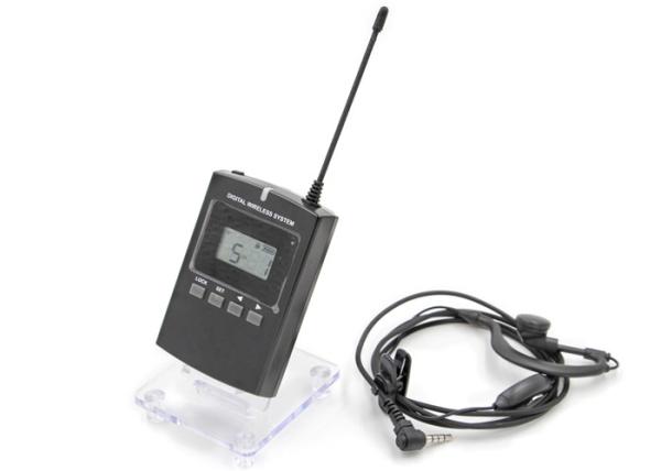 Cheap 823MHz Wireless Audio Guide System With Dual Speaker Simultaneously Speech for sale