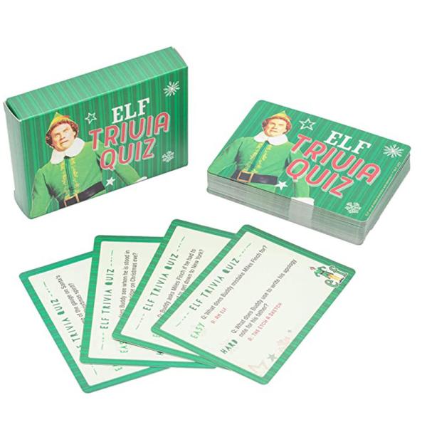 Cheap Buddy The Elf Trivia Quiz Game Card Printing CMYK 4C for sale