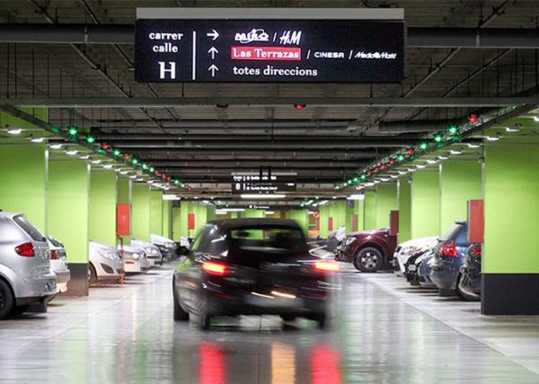 Cheap Square 510 DIP VMS Parking Space Available CountingLED Display Board for sale