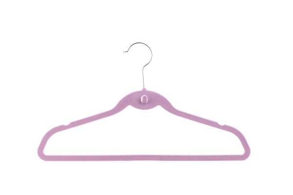 Cheap 50 Pieces Set 17.5" Slim Velvet Hangers Swivel Hook No Trace for sale