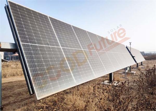 Cheap 1MW Tilted Single Axis Tracker Slew Drive With Backtracking for sale