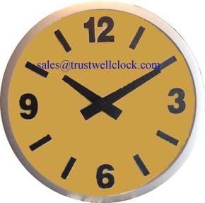 Cheap good quality analog slave clocks,big wall analogue clocks,oversize round wall clock/ GOOD CLOCK YANTAI)TRUST-WELL CO LTD for sale