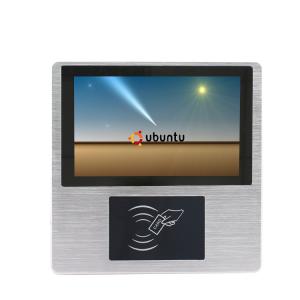 China Touch Screen Display Kiosk Built-in Camera RFID Card Reader SIM Slot QR Scanner WIFI Thermal Printer on sale