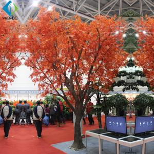 Artificial Autumn Blaze Maple Tree , Customized Design Red Leaf Japanese Maple