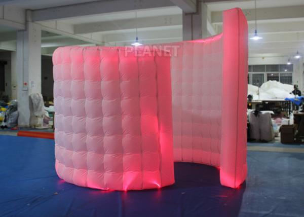 Cheap Spiral Blow Up Photo Booth Two Doors With Doorway -20 To 60 Degrees Working Temp for sale
