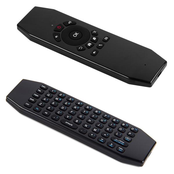 Cheap Rechargeable Air Mouse Keyboard Remote Control With IR Learning Function for sale