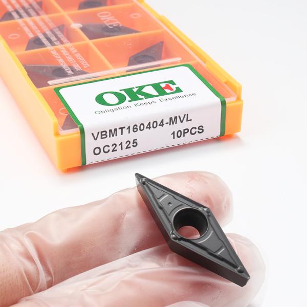 Cheap OKE CNC Lathe Machine Tool Tungsten Carbide Cutter VBMT160404 VBMT160408 External Turning Inserts for sale
