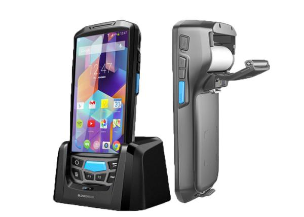 Cheap Waterproof IP65 Handheld Terminal With Printer , Android PDA Device BH98 for sale