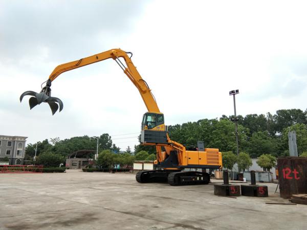 Cheap Electric Motor 42 Ton Material Handling Machine Diesel Engine Crawler Material Handler for sale