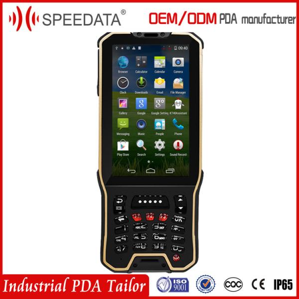 Cheap Dual Sim Card Wireless android Handheld Terminal Pda Data Collector with Portable 2D Barcode Scanner Nfc Reader for sale