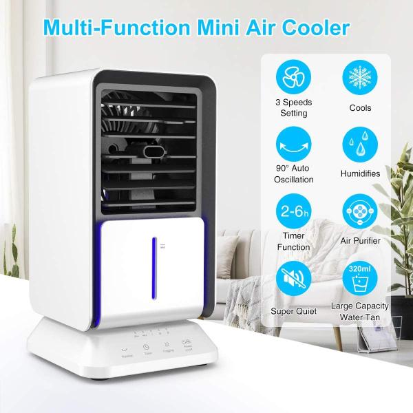 Cheap Intelligence Mini AC Portable Air Conditioner 3 Grade 18 W Room for sale