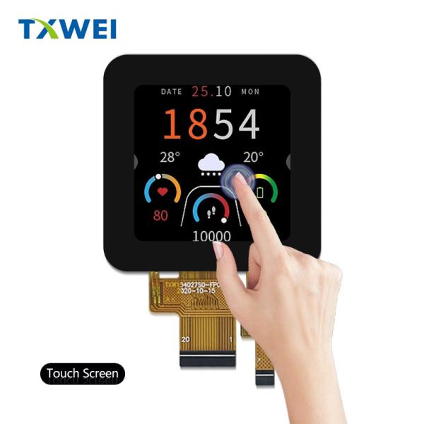 Cheap 1.54-inch 240 * 240IPS intelligent remote control small household appliances square LCD display touch screen for sale