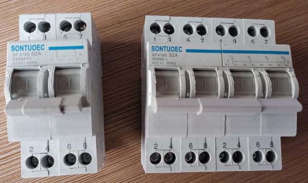 Cheap Mcb 2P 4P Sontuoec 63A Manual 2 Ways Changeover Switch for sale