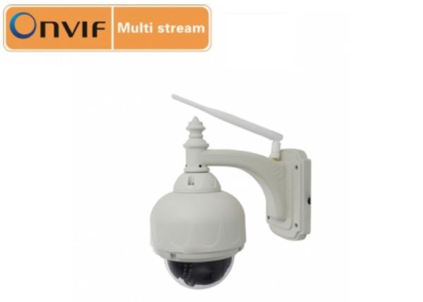 Cheap Outdoor Wireless Security Camera Pan Tilt Zoom 4X Optical ONVIF 2.4 Protocol for sale