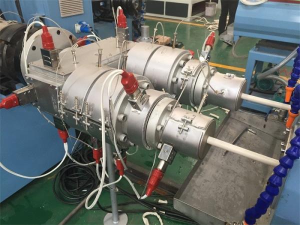 Cheap Double Electrical Threading PVC Pipe Production Line 16 - 40mm Pipe Dia for sale
