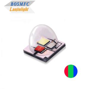 China 9W High Power LED 5050 RGB LED 60 Degrees Dome Lens SMD Diode For Outdoor Stage Lights on sale