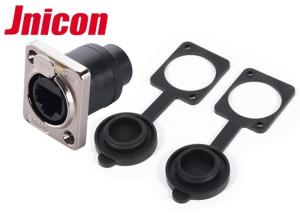China Data - Signal RJ45 Waterproof Connector , LED Screen Waterproof RJ45 Panel Mount Jack on sale