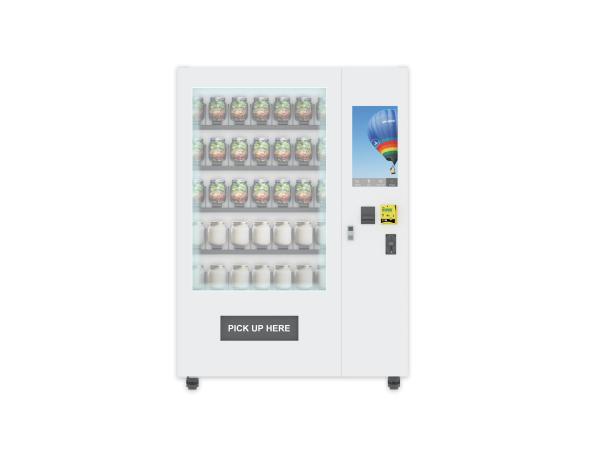 Cheap Smart Food Vending Machine Fresh Fruit Orange Juice Vending Machine European Technology for sale