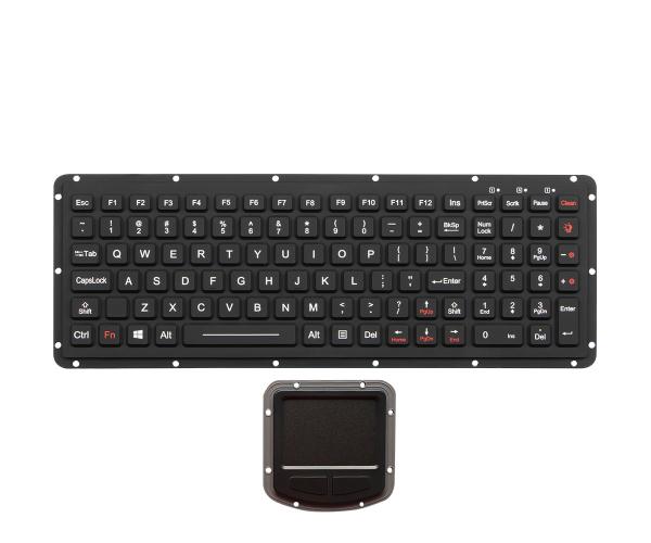 Cheap Silicone Rugged Laptop Keyboard With Touchpad EMC Keyboard for sale
