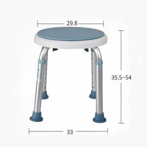 Best Health Care Swivel Bathroom Chair Home Swivel Bath Stool For Customized Load 100kg wholesale