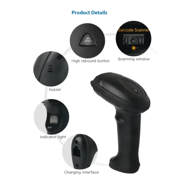 Hot Selling 1d CCD Code USB Wired Handheld Bar Code Reader Barcode Scanner