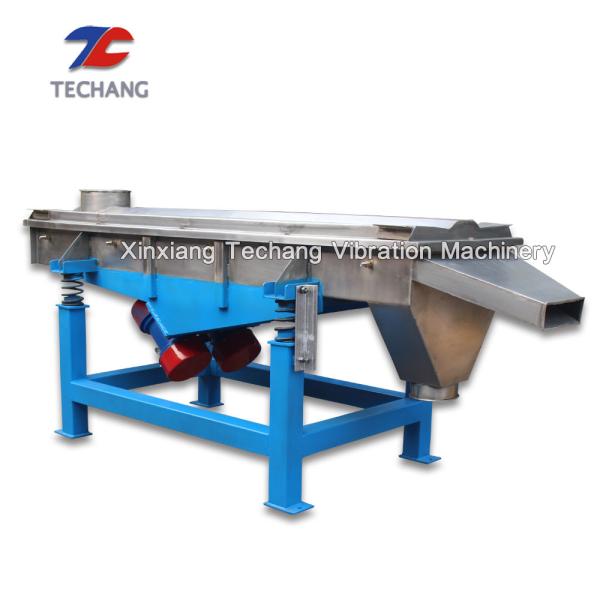 Cheap Large Capacity Linear Vibrating Screen , High Efficiency Vibro Screener for sale