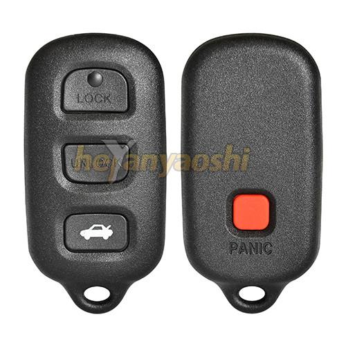 Cheap Best Car Key Shell Replacment For Toyota Remote Key Case 4 Buttons for sale