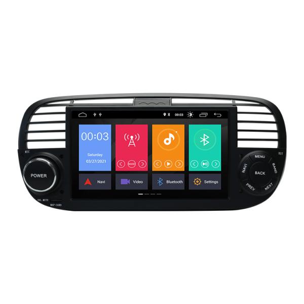 Cheap Quad Core Android Car Dvd Player Radio Multimedia For FIAT 500 for sale