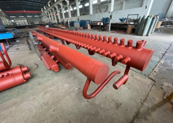 Cheap Hot Water Output Boiler Steam Header Assembly with Painted Finish for sale