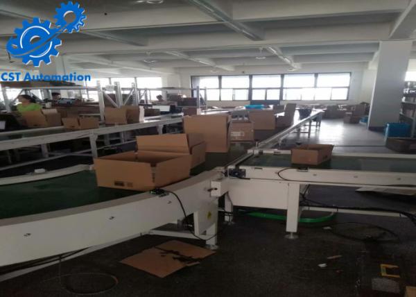 Cheap Motor Control Automated Conveyor Systems 1-5 m/min Adjustable Speed for sale