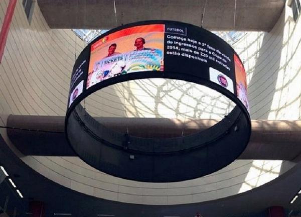 Cheap P9.375 SMD3528 16bit Led Moving Message Display Board for sale