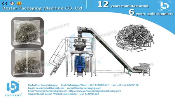 Cheap Bestar wire nails packaging machine with automatic weighing function BSTV-450AZ for sale
