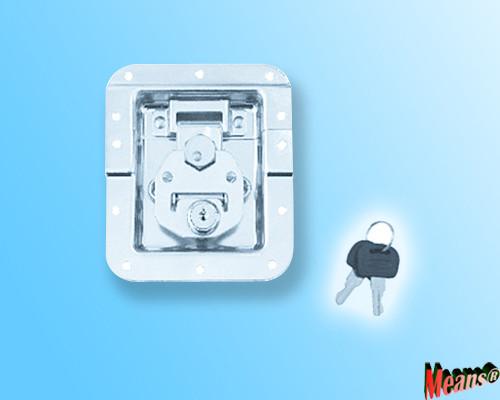 Cheap Large recessed Twist Latch with Offset, Padlockable. zinc plating finish for sale