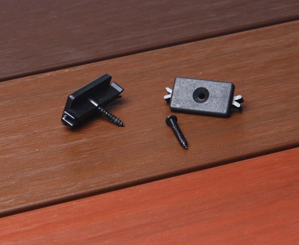 Cheap 40mm Composite Plastic Decking Clips Fastener WPC Decking Accessories 8mm for sale