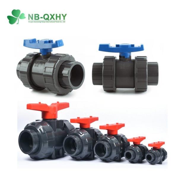 Cheap Indonesia PVC/UPVC Industrial Union Valve with EPDM Seals and ANSI Flexible Ball Structure for sale