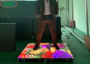 China Interactive Floor LED Dance Floor P8.928 12580mm Pixel Density 1/7 Scan Constant Current on sale