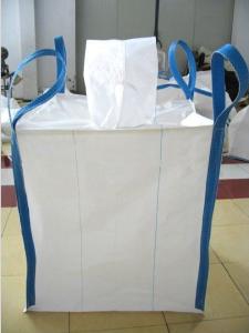 China Minerals Polypropylene 1 Ton bulk bags woven polypropelene feed bags , 4-panel UV treated Tonne bag on sale