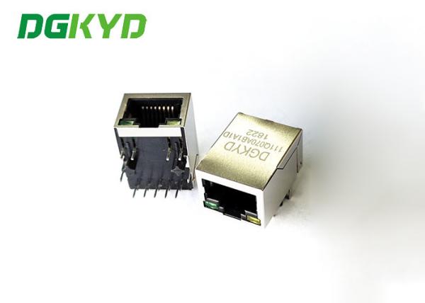 Cheap Single Port TAB UP RJ45 Modular Jack For Printed Circuit Board for sale