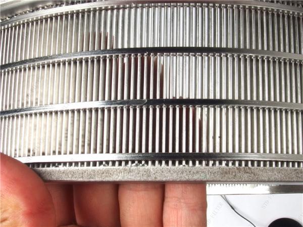 Cheap High Rigidity V Shape SUS316 0.2mm Slot Wedge Wire Screen For Gold Ore And Mining for sale