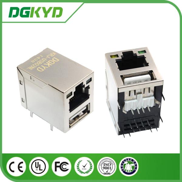 Cheap USB Hub RJ45 USB Connector led single USB for optical transceiver for sale