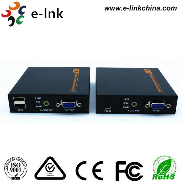 Cheap 2 USB Port 1080P UTP Video VGA Extender Support USB Mouse And Keyboard for sale