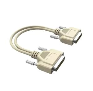 China Custom DB25 Male To Male 6 FT Double-Side Copper RS232 Serial Cable Metal Braid D-SUB 25 PIN Automobile TV Computer Applications on sale