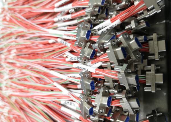 Cheap Color Coded Crimp 9 Pin Contact Micro-D Rectangular J30J Series with 200mm Wire Length for sale